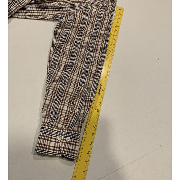 Peter Millar Men’s Multicolor‎ Check Long Sleeve Button Down Cotton Shirt Large - Picture 12 of 12